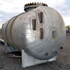 Used Arrow Tank & Engineering Pressure Tank, 4000 Gallons, 304L Stainless Steel, Horizontal. Approximate 84” diameter x 149” straight side, dished heads. Internal rated 50 psi & Full Vacuum at -20 to...