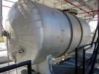 Used Arrow Tank & Engineering Pressure Tank, 4000 Gallons, 304L Stainless Steel, Horizontal. Approximate 84” diameter x 149” straight side, dished heads. Internal rated 50 psi & Full Vacuum at -20 to...