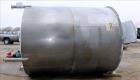 Used Approximately 4,000 Gallon Bright Sheet Metal Tank.