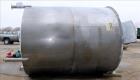 Used- Approximately 4,000 Gallon Bright Sheet Metal Tank.