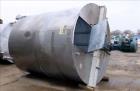 Used Approximately 4,000 gallon Bright Sheet Metal Tank.
