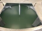 Used Bright Sheet Metal Tank, Approximately 4,000 Gallon, 304 Stainless Steel, Vertical. 100