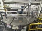 Used Bright Sheet Metal Tank, Approximately 4,000 Gallon, 304 Stainless Steel, Vertical. 100