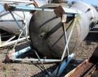 Used Buffalo Pressure Tank, 4,000 Gallon, 304 Stainless Steel, Vertical. Approximate 96