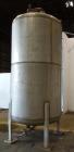 Used Central Fabricators Inc. Tank, Approximate 1,400 Gallon, 304 Stainless Ste