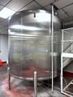 Used Cherry Burrell Vertical Mixing Tank | 4,500 Gallon 304 Stainless Steel Beverage Vessel