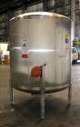 Used Cherry Burrell Type C Tank, Model CVS, 1,000 Gallon, 304 Stainless Steel, Vertical. Approximately 64