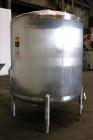 Used Cherry Burrell Type C Tank, Model CVS, 1,000 Gallon, 304 Stainless Steel, Vertical. Approximately 64