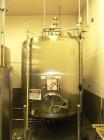 Used-Cherry Burrell 2,000 Gallon Top Agitated Mixing Tank, Model CV.  304 Stainless steel mixing tank with (4) stainless ste...