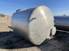 Cherry Burrell Model CV 2,000 Gallon Stainless Steel Vertical Tank