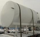 Used Cherry Burrell Storage Tank, 3000 gallon, model GHW, 304 stainless steel, horizontal. 84