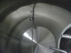 Used Cherry Burrell Storage Tank, 3000 gallon, model GHW, 304 stainless steel, horizontal. 84