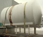 Used Cherry Burrell Storage Tank, 3000 gallon, model GHW, 316 stainless steel, horizontal. 84'' diameter x 108'' straight side, dished heads. Insulated with carbon steel sheathing. 1/4 channel jacket...