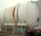 Used Cherry Burrell Storage Tank, 3000 gallon, model GHW, 316 stainless steel, horizontal. 84'' diameter x 108'' straight side, dished heads. Insulated with carbon steel sheathing. 1/4 channel jacket...