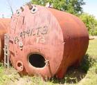 USED:Cherry Burrell kettle, 2000 gallon, stainless steel, horizontal.Approx 84