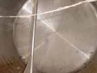 USED:Cherry Burrell kettle, 2000 gallon, stainless steel, horizontal.Approx 84