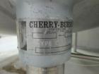 Used Cherry Burrell Stainless Steel Tank with  5 hp side agitator, 8' straight wall, 9' diameter, 15' overall length, domed top/bottom, (6) stainless steel legs, top and front manways, center bottom ...