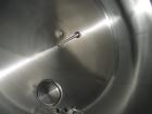 Used-Cherry Burrell Stainless Steel Tank with  5 hp side agitator, 8' straight wall, 9' diameter, 15' overall length, domed ...