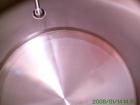 Unused-Used 3000 gallon stainless steel tank. Manufactured by Cherry Burrell. Approximately 87 inches in diameter X 117” long. Sanitary finish. Includes spray ball and side entering agitator. Lst use...