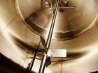 Used Cherry Burrell 3,700 Gallon Top Agitated Mixing Tank. Single wall top agitated mixing tank with dual CIP spray ball and dual agitators on shaft. Dish top and dish bottom with 4