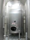 Used-Cherry Burrell Stainless Steel Tank with type C side agitator, 9'6