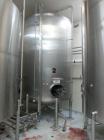 Used Cherry Burrell Stainless Steel Tank with 1.5 hp side agitator, 9'4