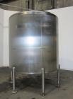 Used Cherry-Burrell Tank, 2000 Gallon, 316 Stainless Steel, Vertical. 84