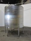 Used Cherry-Burrell Tank, 2000 Gallon, 316 Stainless Steel, Vertical. 84