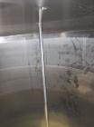 Used Cherry-Burrell Tank, 2000 Gallon, 316 Stainless Steel, Vertical. 84