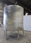Used Cherry-Burrell Tank, 2000 Gallon, 316 Stainless Steel, Vertical. 84