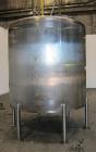 Used Cherry-Burrell Tank, 2000 Gallon, 316 Stainless Steel, Vertical. 84
