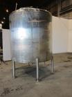 Used Cherry-Burrell Tank, 2000 Gallon, 316 Stainless Steel, Vertical. 84
