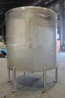 Used Cherry-Burrell Tank, 2000 Gallon, 316 Stainless Steel, Vertical. 84