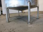 Used Cherry-Burrell Tank, 2000 Gallon, 316 Stainless Steel, Vertical. 84