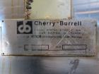 Used Cherry-Burrell Tank, 2000 Gallon, 316 Stainless Steel, Vertical. 84