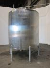 Used Cherry-Burrell Tank, 2000 Gallon, 316 Stainless Steel, Vertical. 84