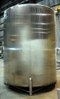 Used Cherry Burrell Tank, 4,500 Gallon, 316 Stainless Steel, Vertical. Approximate 104