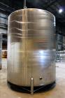 Used Cherry Burrell Tank, 4,500 Gallon, 316 Stainless Steel, Vertical. Approximate 104