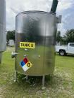 Used-1000 Gallon Cherry Burrell Stainless Steel Mixing Tank