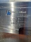Used-1000 Gallon Cherry Burrell Stainless Steel Mixing Tank; Vertical; 316 SS Interior; 304 DD Exterior; Insulated; Top moun...