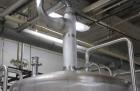 Used Cherry Burrell 1,000 Gallon Stainless Steel Tank, Vertical. Approximate 60