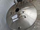 Used Cherry Burrell 1,000 Gallon Stainless Steel Tank, Vertical. Approximate 60