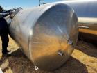 Used 1,500 Gallon Cherry-Burrell Vertical Stainless Steel Tank – Side Manway, Spray Bar, Polished Interior