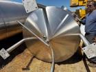 Used 1,500 Gallon Cherry-Burrell Vertical Stainless Steel Tank – Side Manway, Spray Bar, Polished Interior