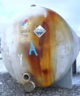 Used Chicago Boiler Company Pressure Tank, 8000 Gallon, 304L Stainless Steel, Horizontal. 114