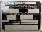 Used Chicago Boiler Company Pressure Tank, 8000 Gallon, 304L Stainless Steel, Horizontal. 114