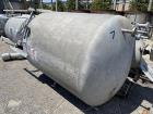 Gebraucht - Circleville Metal Works Inc. ca. 1050 Gallonen 304 Edelstahl vertikaler Tank. 66' Durchmesser x 72' hohe gerade ...