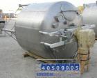Used Creamery Package Tank, 1000 gallon, 304 stainless steel, vertical. 72