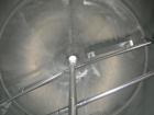 Used Creamery Package Tank, 1000 gallon, 304 stainless steel, vertical. 72