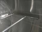 Used Creamery Package Tank, 1000 gallon, 304 stainless steel, vertical. 72